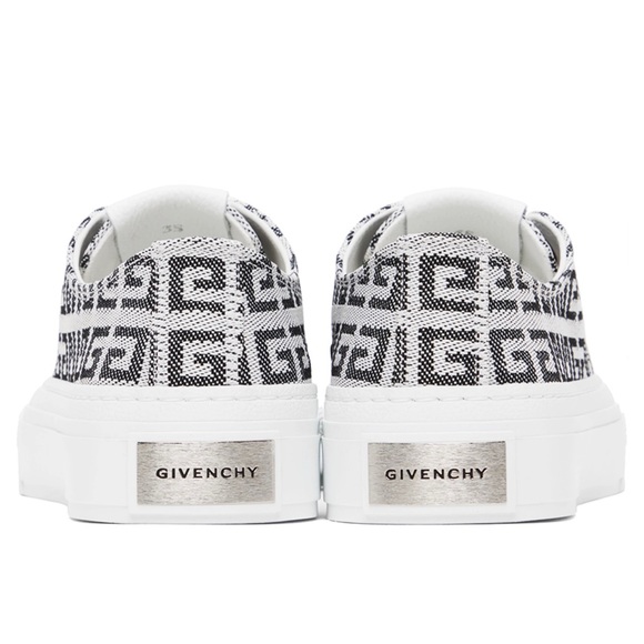 Givenchy City Sneakers in 4G Jacquard 🖤🤍 - Picture 4 of 7
